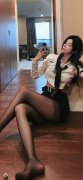 露开全乳开襟t恤网坐91